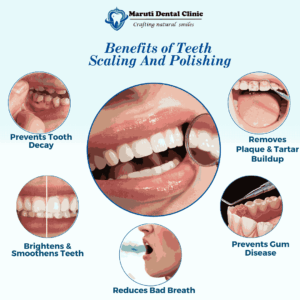 Benefit of teeth scaling and polishing