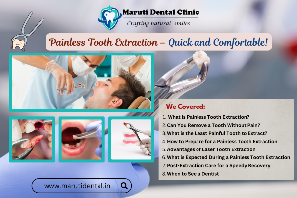 Painless Tooth Extraction – Quick and Comfortable!