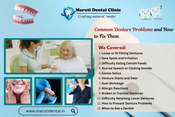 Common Denture Problems and How to Fix Them